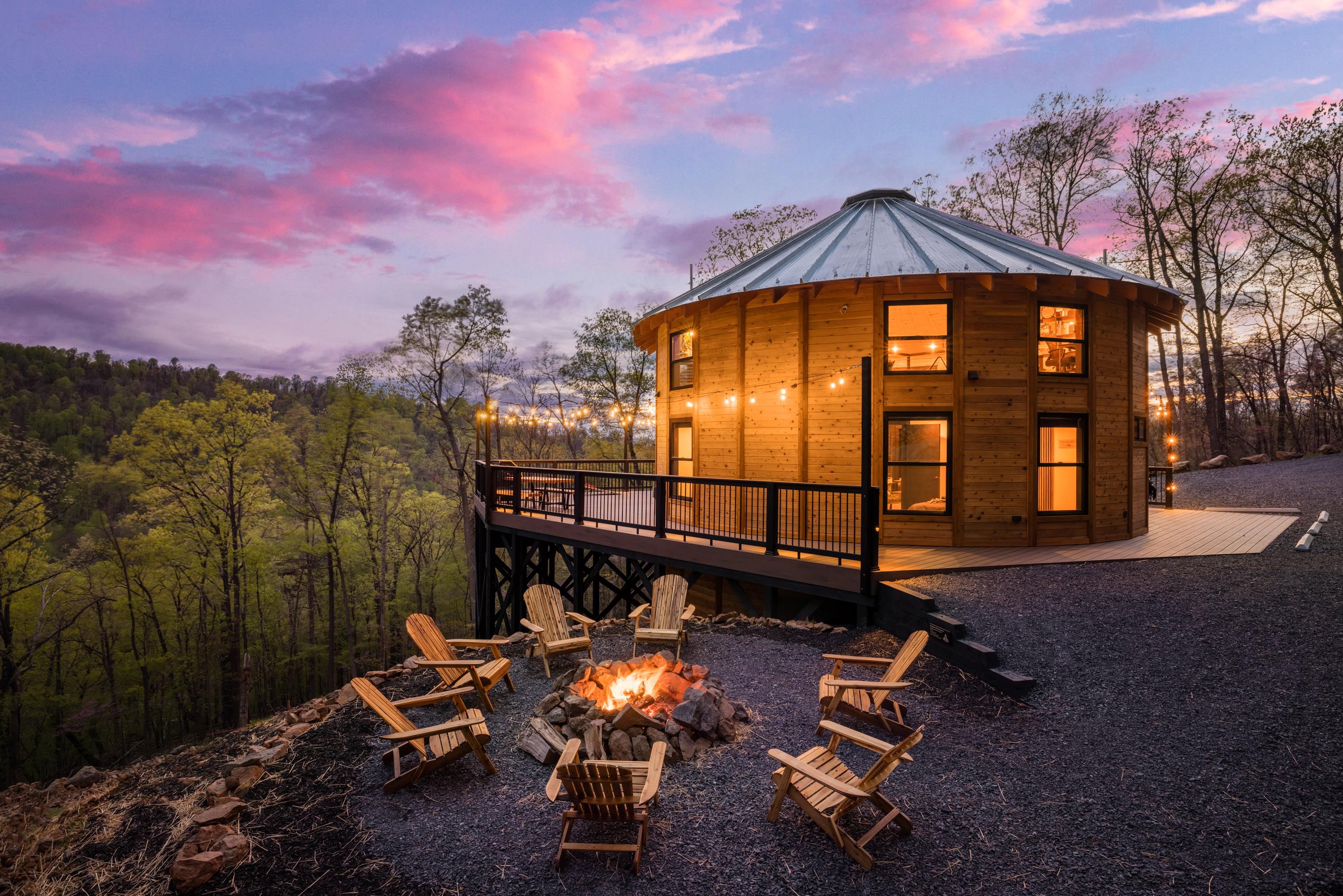 <span  class="uc_style_uc_tiles_grid_image_elementor_uc_items_attribute_title" style="color:#ffffff;">Exterior Photo, Yurt, Firepit, Lounge Chairs, Blue Ridge Mountain View - Mount Snow Yurt</span>